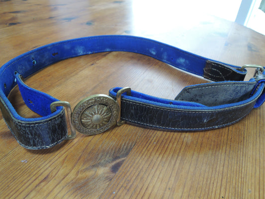 WW2 Original japanese Army Officer Seitoutai Formal Gunto Sword Belt junk