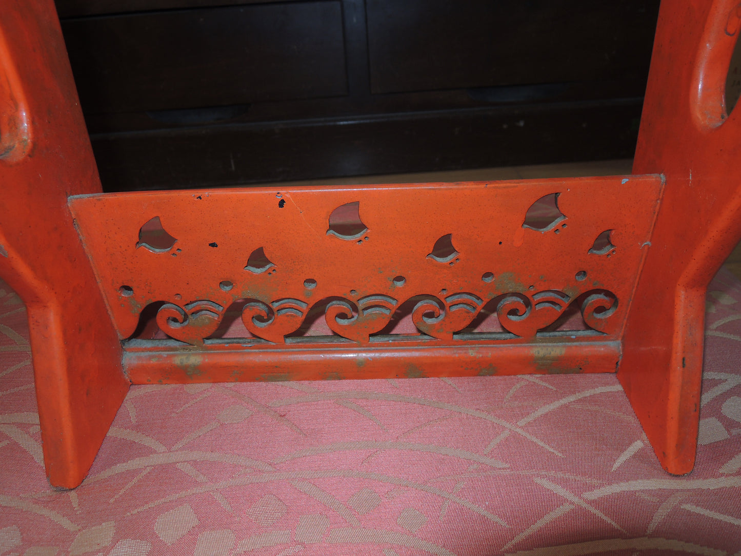 Vintage Japan katanaKake katana Rack fretwork Two Sword Tier 2