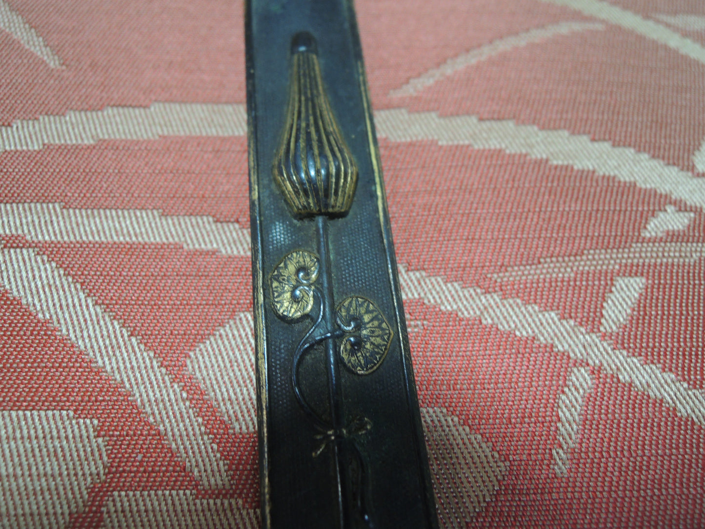 Antique Kozuka Japan Samurai katana Edo period Battle Standard Umajirusi no zu