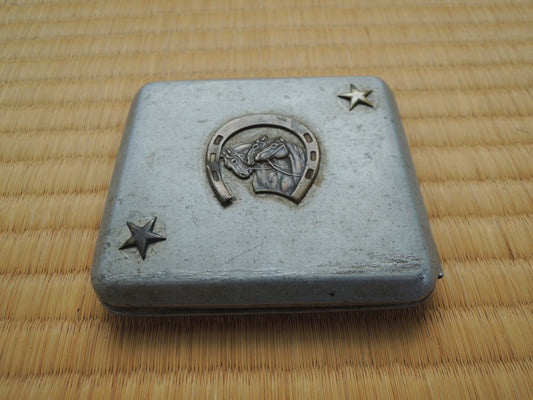 WW2 japanese Army Veterinary School Admiss Memorial cigarette case