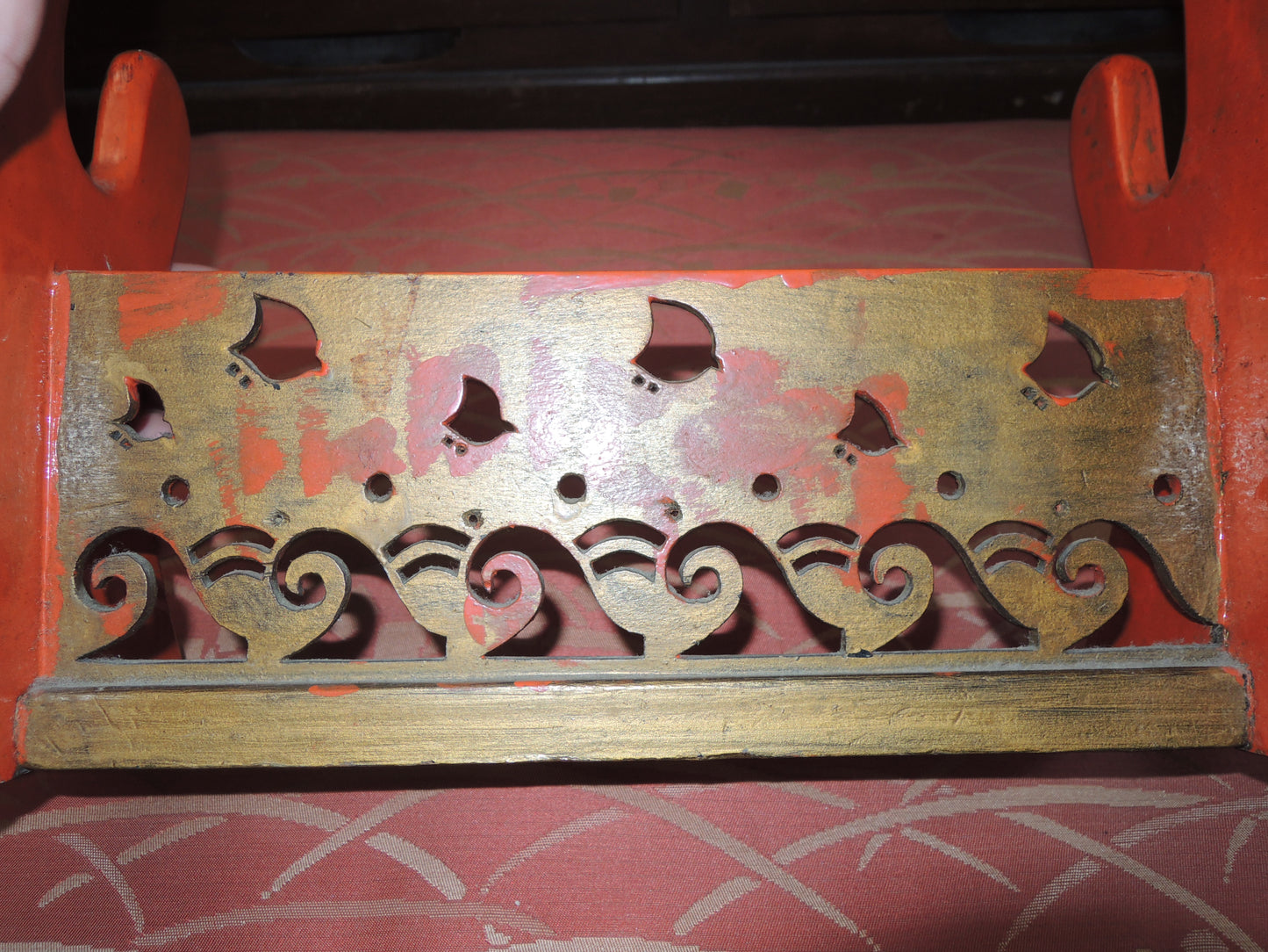 Vintage Japan katanaKake katana Rack fretwork Two Sword Tier 2