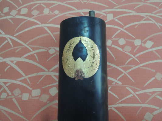 Antique Gun Powder Flask Japan Samurai Edo period matchlock Tanegashima Agari Fuji