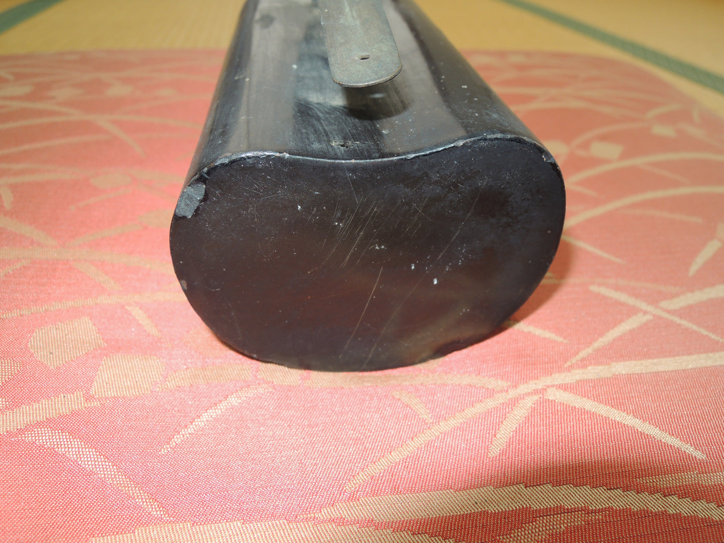 Antique Gun Powder Flask Japan Samurai Edo period matchlock Tanegashima Agari Fuji