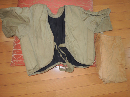 WW2 Original japanese Army Vest for training swordsmanship on horseback
