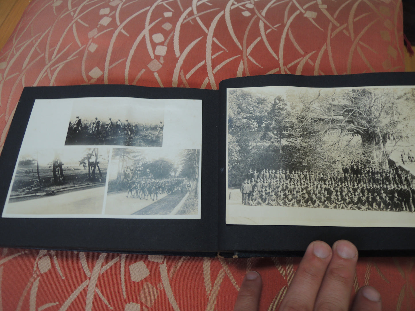 WW2 Japanese Navy Memorial Photo Album Naval Gunnery School Advanced Course