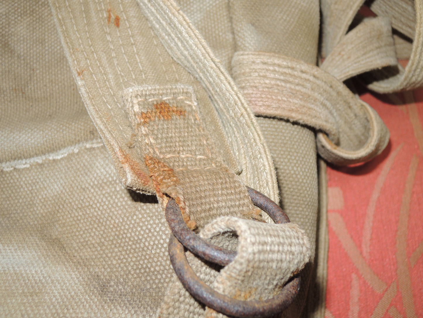 WW2 Original japanese Army military Soldiers Type99 backpack Takoashi