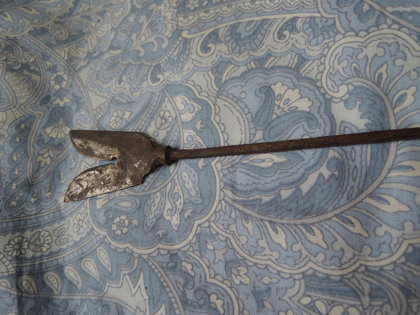 Antique Arrowhead Japan Samurai Bow Arrow Yajiri Edo period Sabao