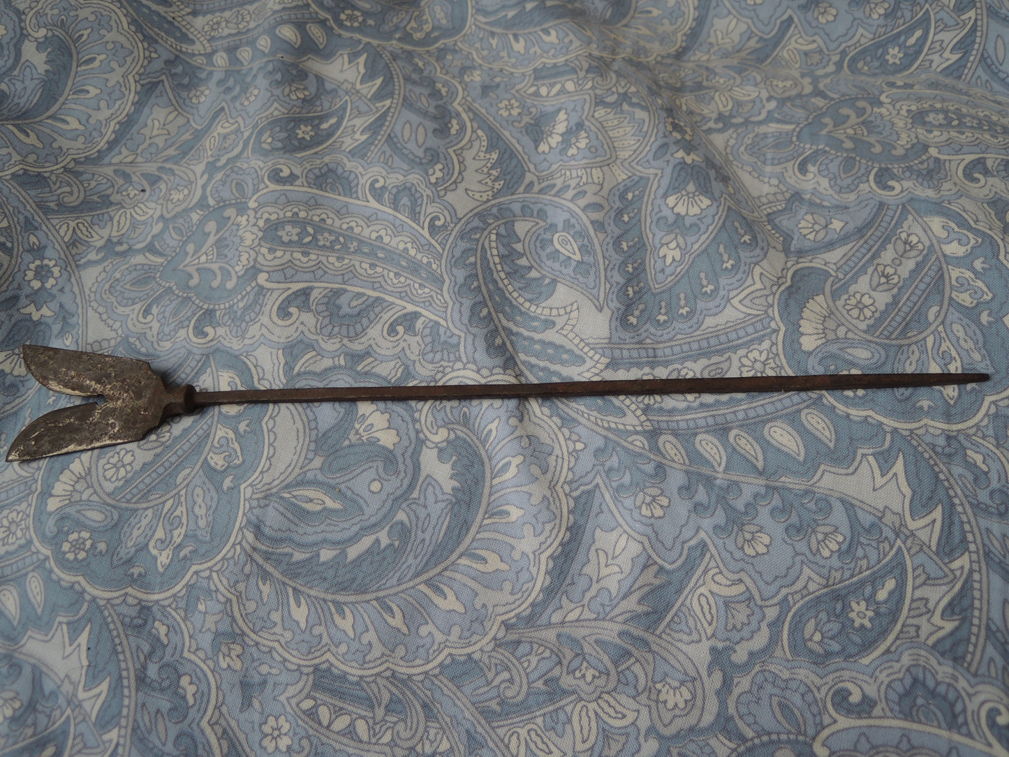 Antique Arrowhead Japan Samurai Bow Arrow Yajiri Edo period Sabao