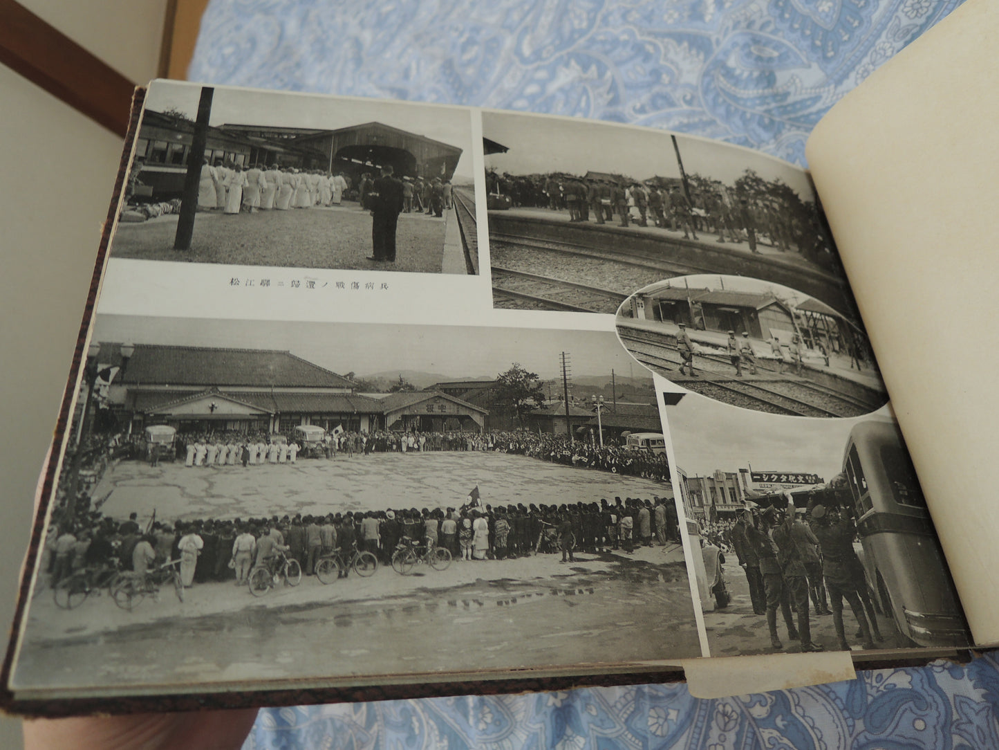 WW2 Japanese Army Memorial Photo Album Matsue Army Hospital