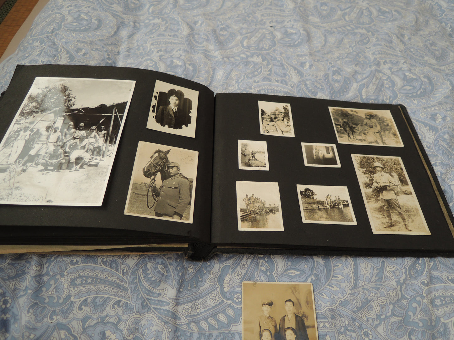 WW2 Japanese Army Memorial Photo Album Southern China