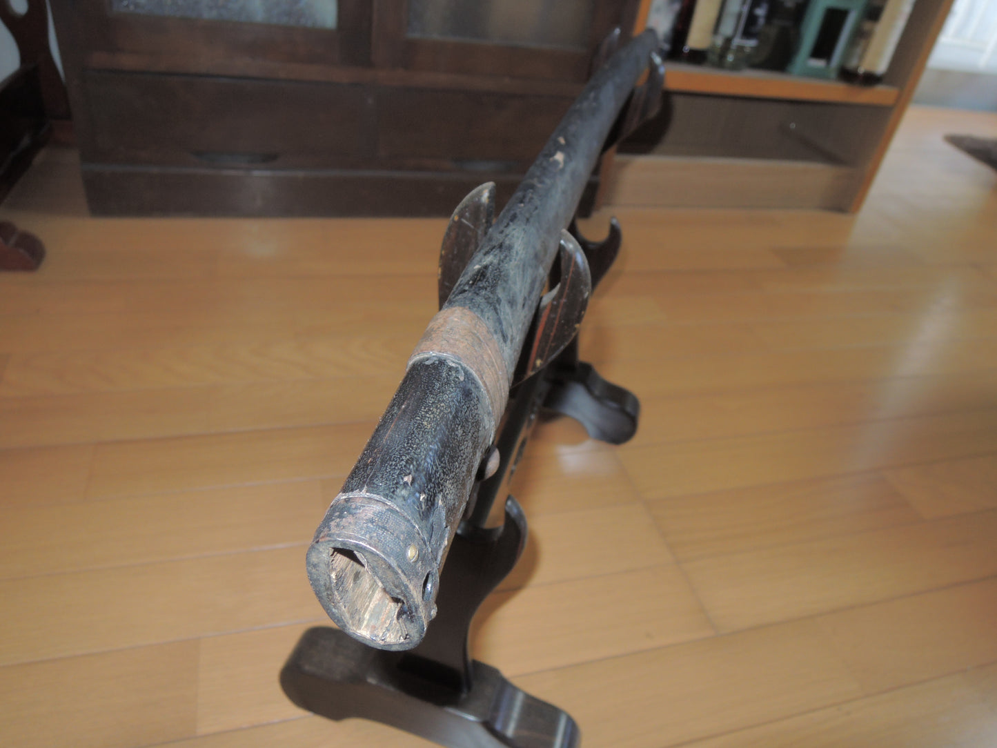WW2 Original japanese Army Officer sword Type3 gunto Wooden Saya