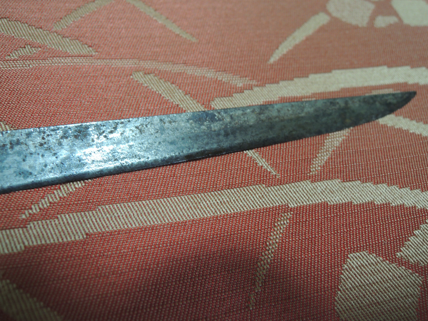 Antique Kozuka Japan katana Edo period Wasobon Book no zu with Blade