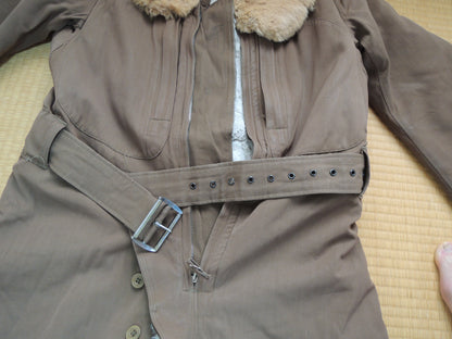WW2 Original japanese Army Type1 Pilot Flight Suit For winter 1945model