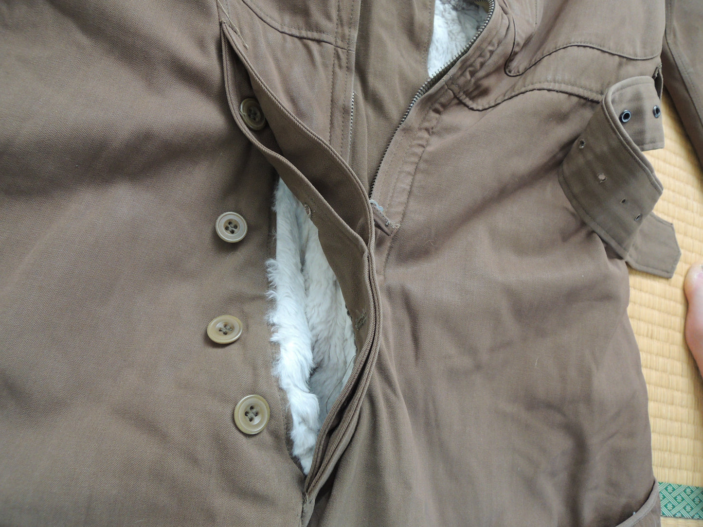 WW2 Original japanese Army Type1 Pilot Flight Suit For winter 1945model