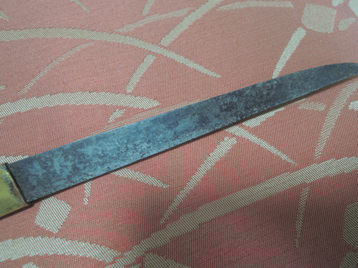 Antique Kozuka Japan katana Edo period Wasobon Book no zu with Blade