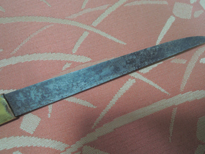 Antique Kozuka Japan katana Edo period Wasobon Book no zu with Blade