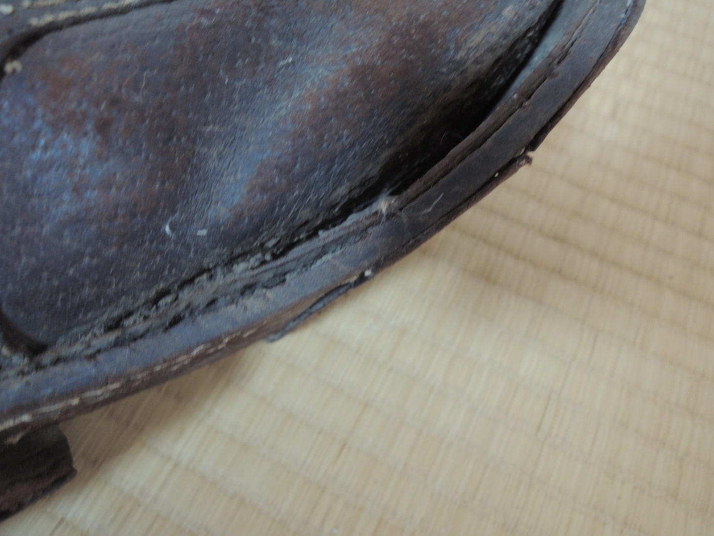 WW2 Original japanese army soldiers leather Boots junk