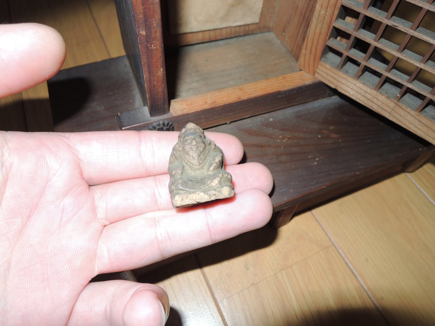 Japanese vintage Meiji~TaishoEra Kamidana miniature shrin Folk art Mingei