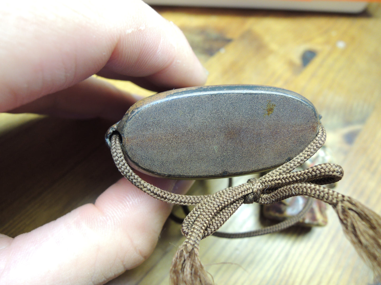 Antique Inro Japan Samurai Edo period mountains and rivers