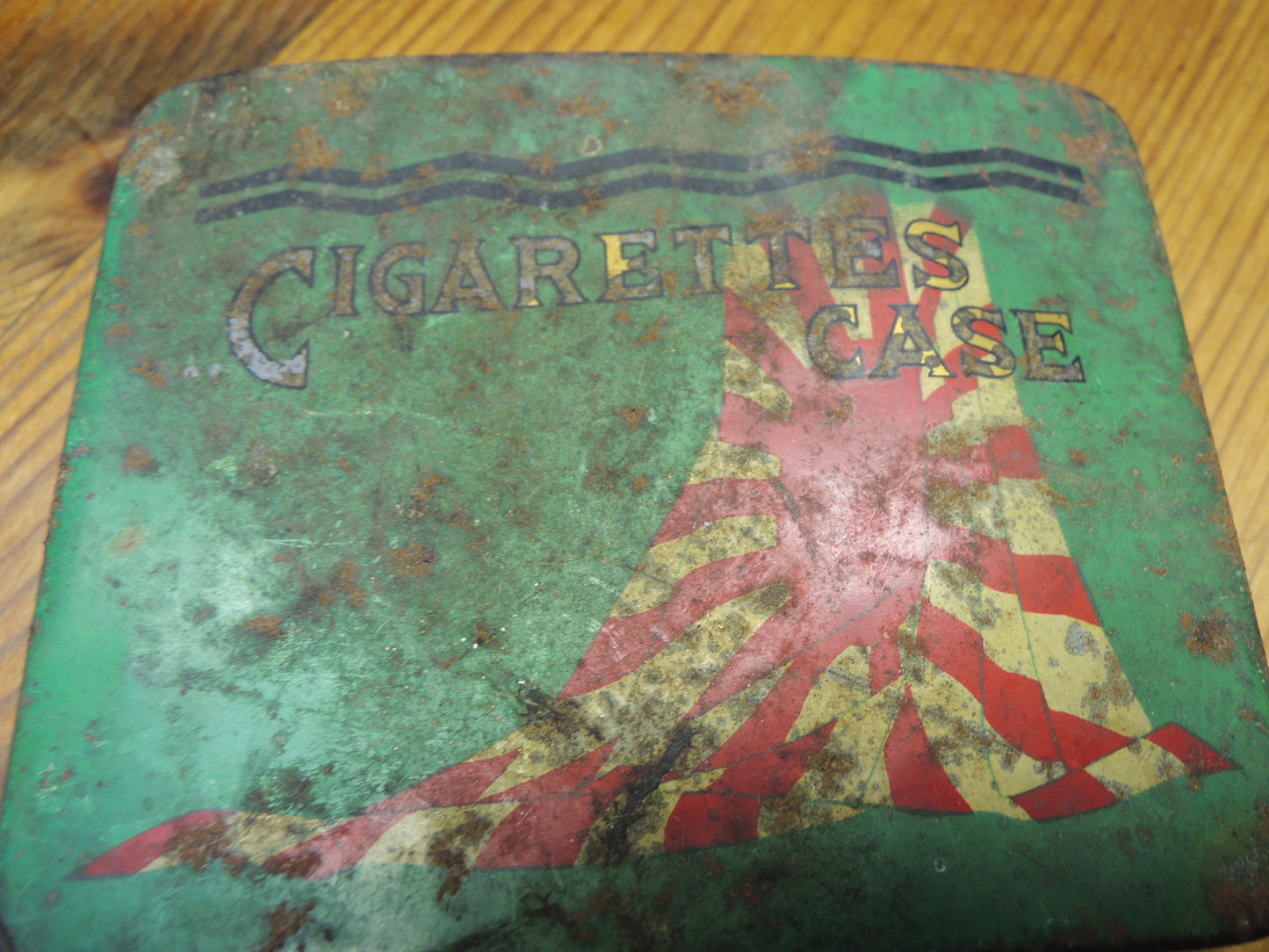 WW2Era japanese army Metal cigarette cas