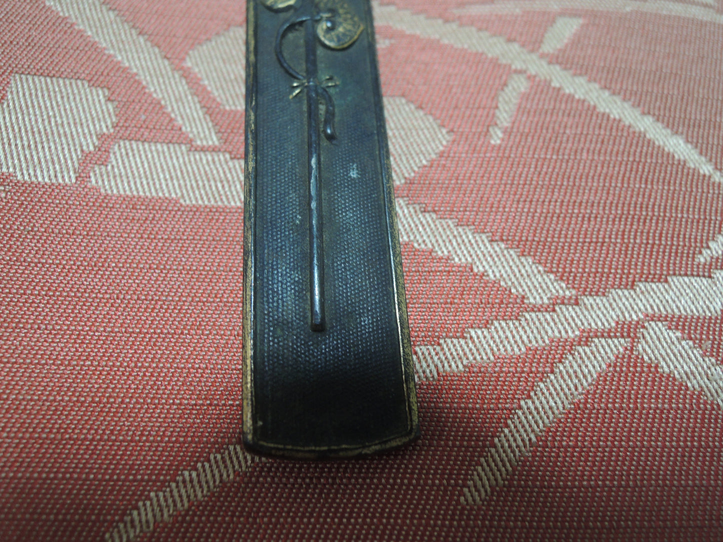 Antique Kozuka Japan Samurai katana Edo period Battle Standard Umajirusi no zu