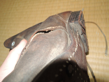 WW2 Original japanese army soldiers leather Boots junk