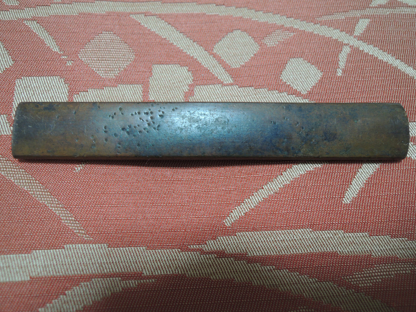 Antique Kozuka Japan Samurai katana Edo period Battle Standard Umajirusi no zu