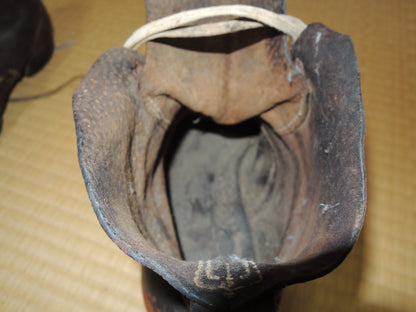 WW2 Original japanese army soldiers leather Boots junk