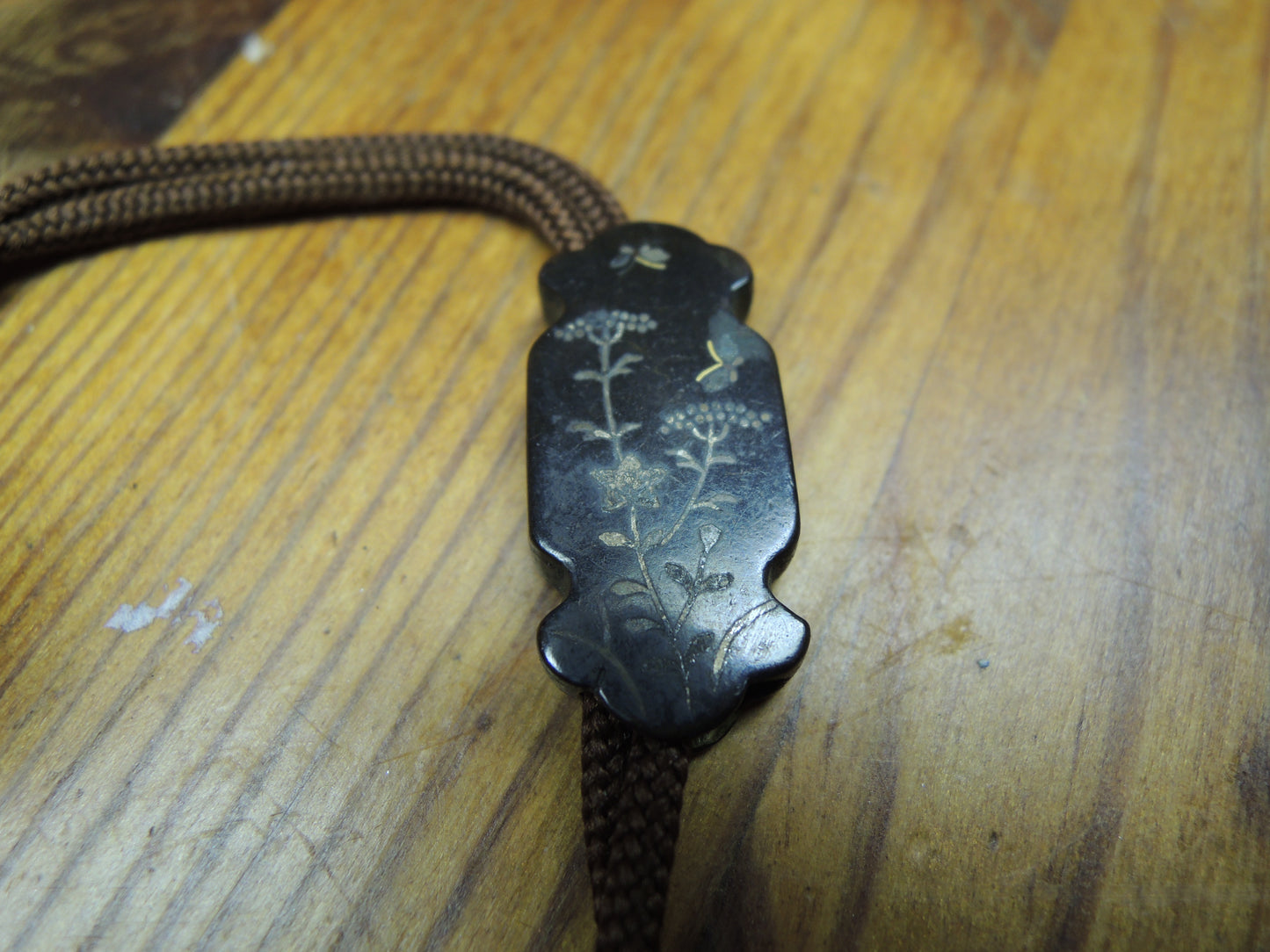 Antique Inro Japan Samurai Edo period mountains and rivers
