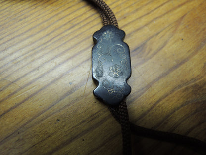 Antique Inro Japan Samurai Edo period mountains and rivers