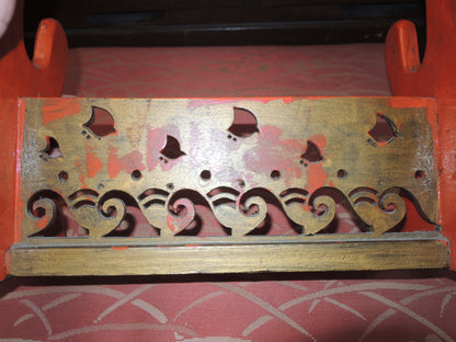 Vintage Japan katanaKake katana Rack fretwork Two Sword Tier 2