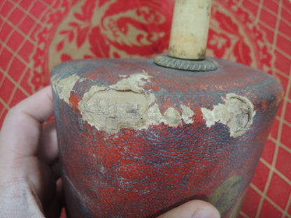 Antique Gun Powder Flask Japan Samurai Edo period For Daiteppou Canon