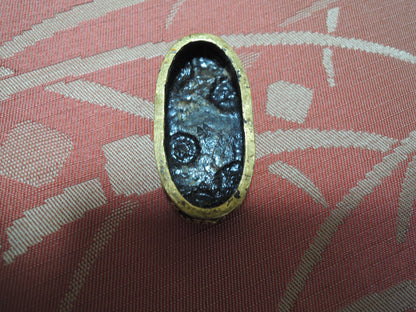 Antique Fuchikashira Japan Samurai katana Edo period Kiku Chrysanthemum no zu