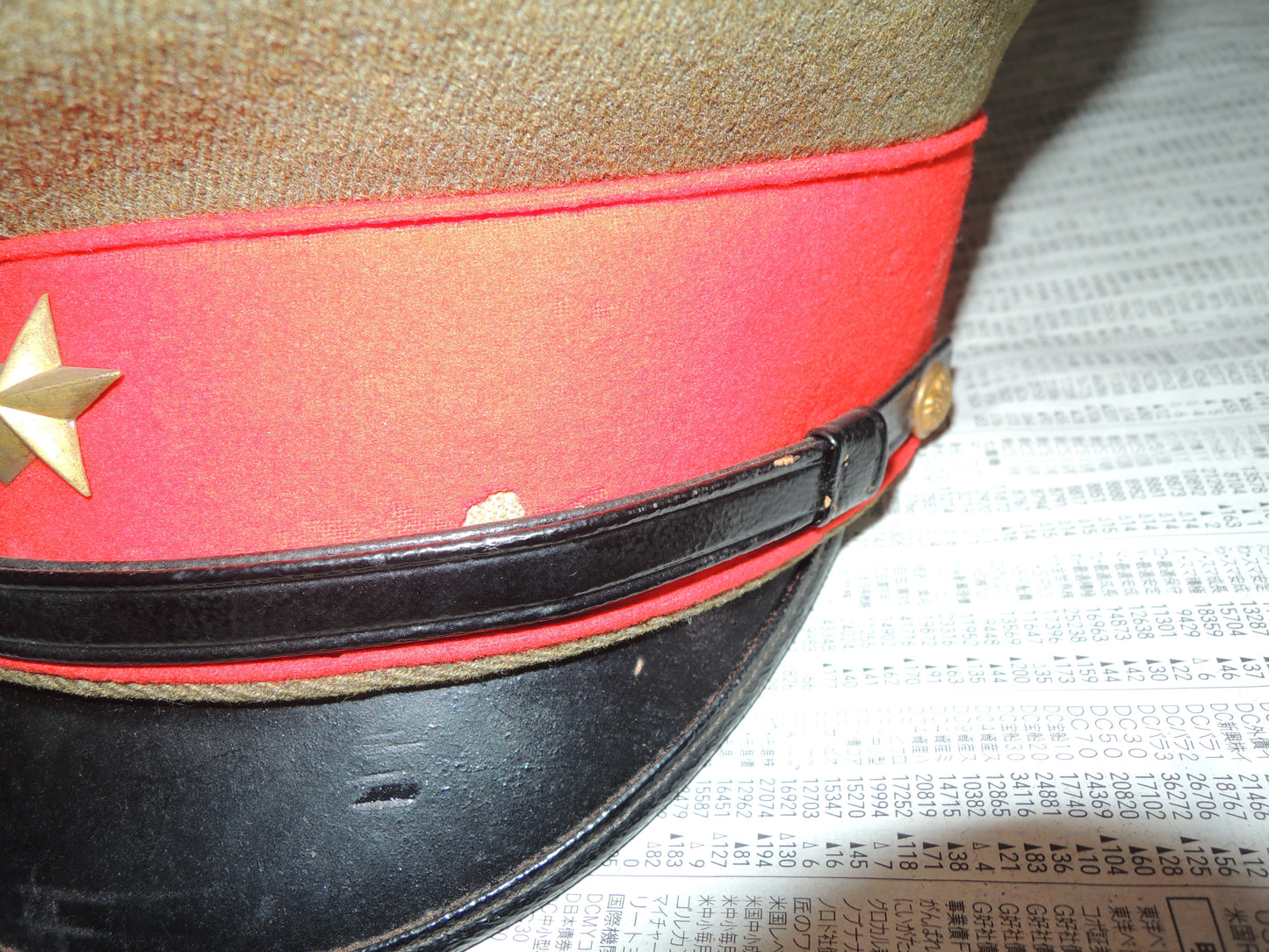 WW2 Original japanese Army Officer Cap good condition