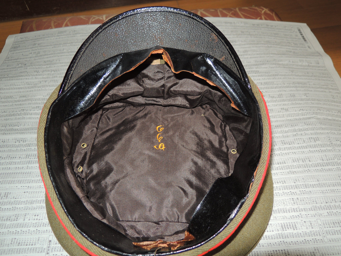 WW2 Original japanese Army Officer Cap good condition