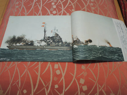 WW2Era Original Japanese Military Commentary for Boys Photo Book