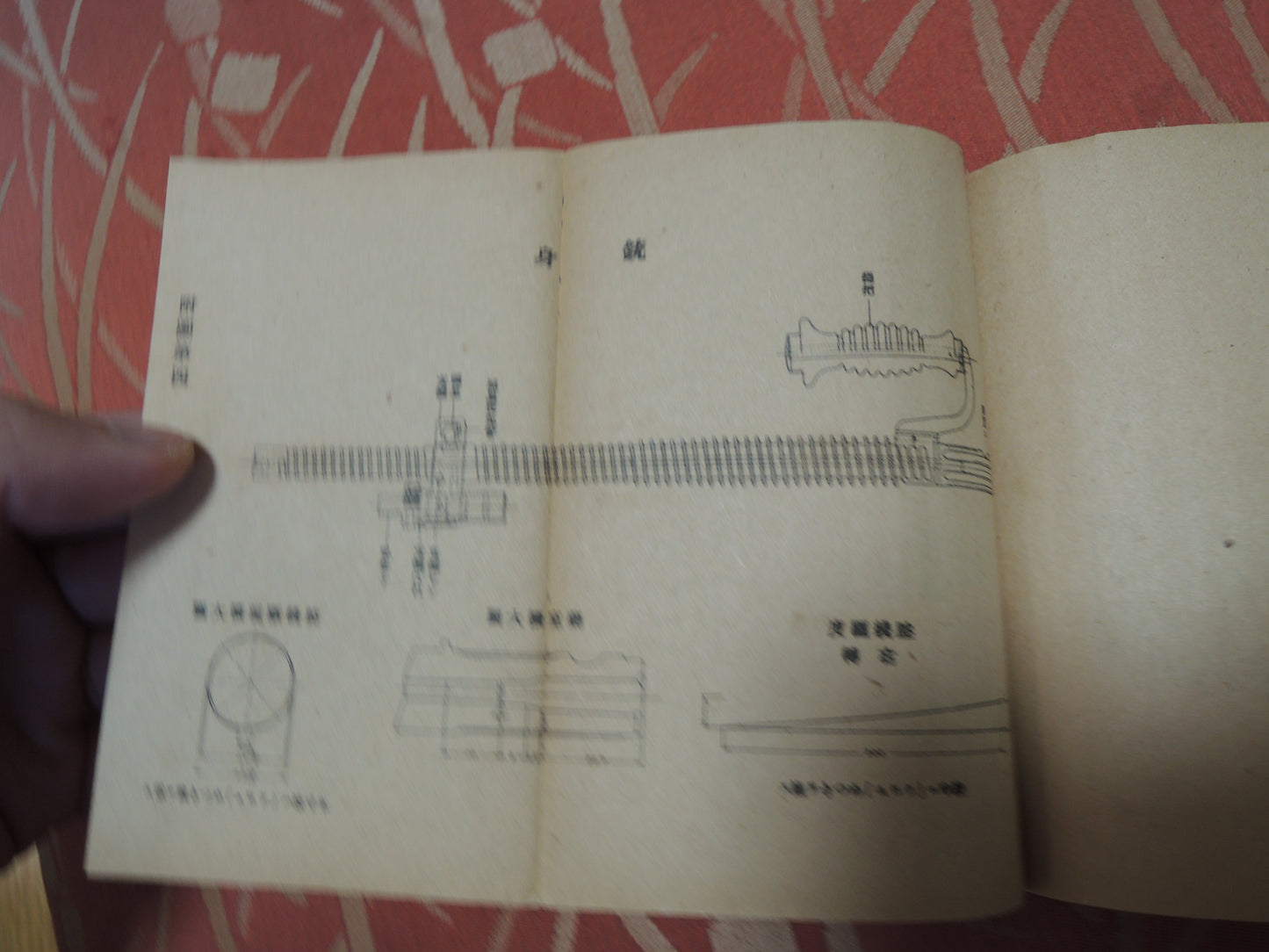 WW2 Original japanese army Type 96 machine gun Textbook