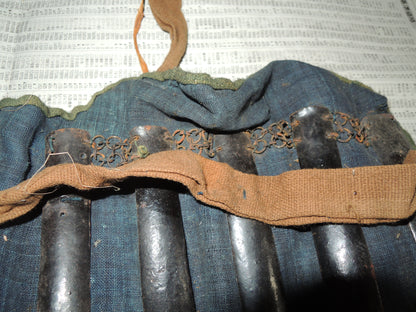 Antique Edo period Sino Suneate leggings Yoroi Samurai
