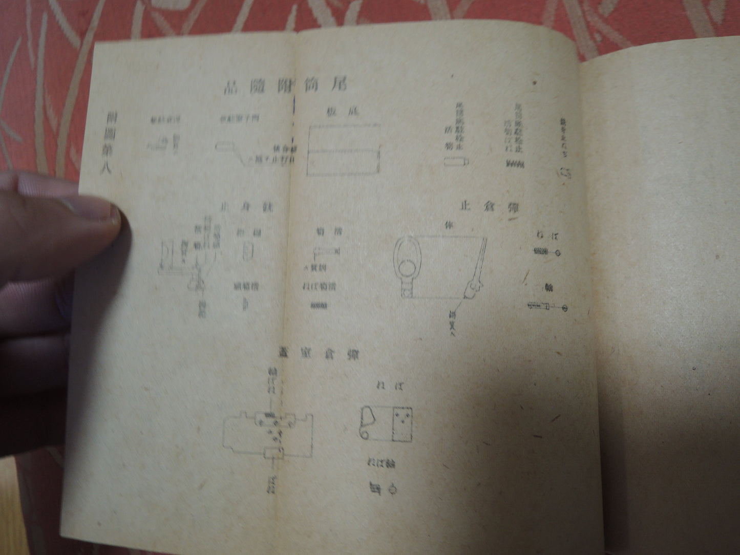 WW2 Original japanese army Type 96 machine gun Textbook
