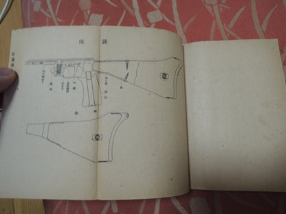 WW2 Original japanese army Type 96 machine gun Textbook