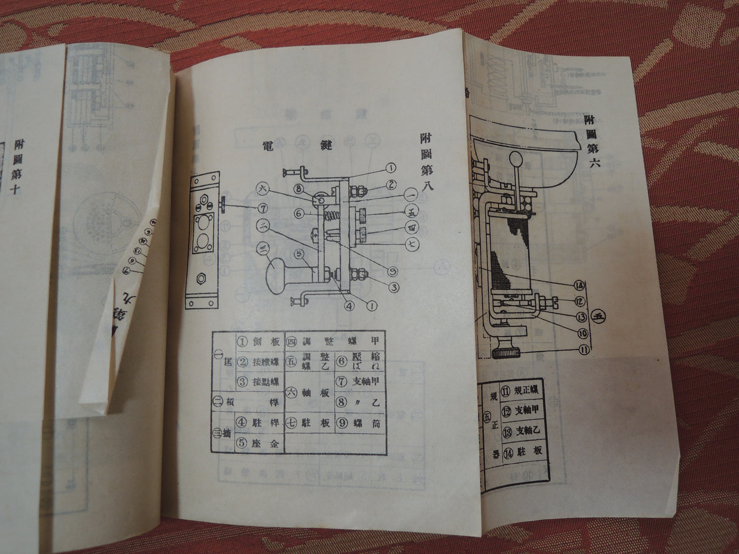WW2 Original japanese army Type 92 Field Telephone Textbook