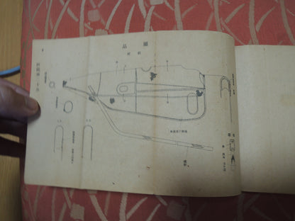 WW2 Original japanese army Type 96 machine gun Textbook