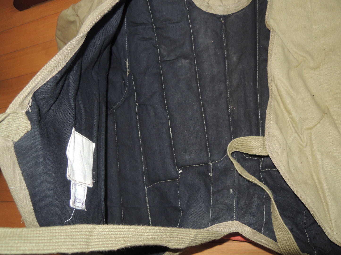 WW2 Original japanese Army Vest for training swordsmanship on horseback