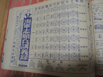 WW2Era Original Japanese Military Commentary for Boys Photo Book