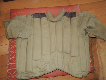 WW2 Original japanese Army Vest for training swordsmanship on horseback