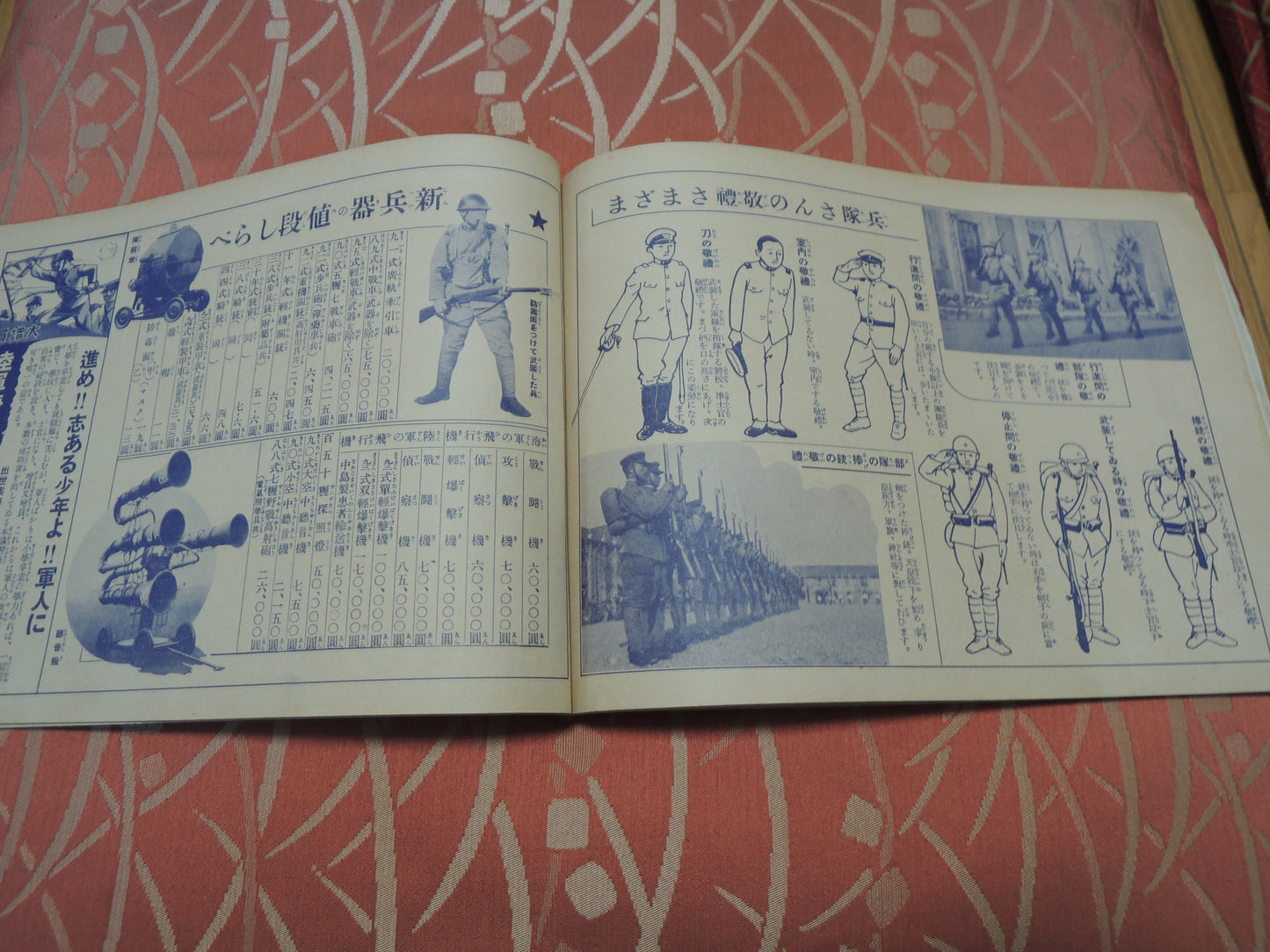 WW2Era Original Japanese Military Commentary for Boys Photo Book