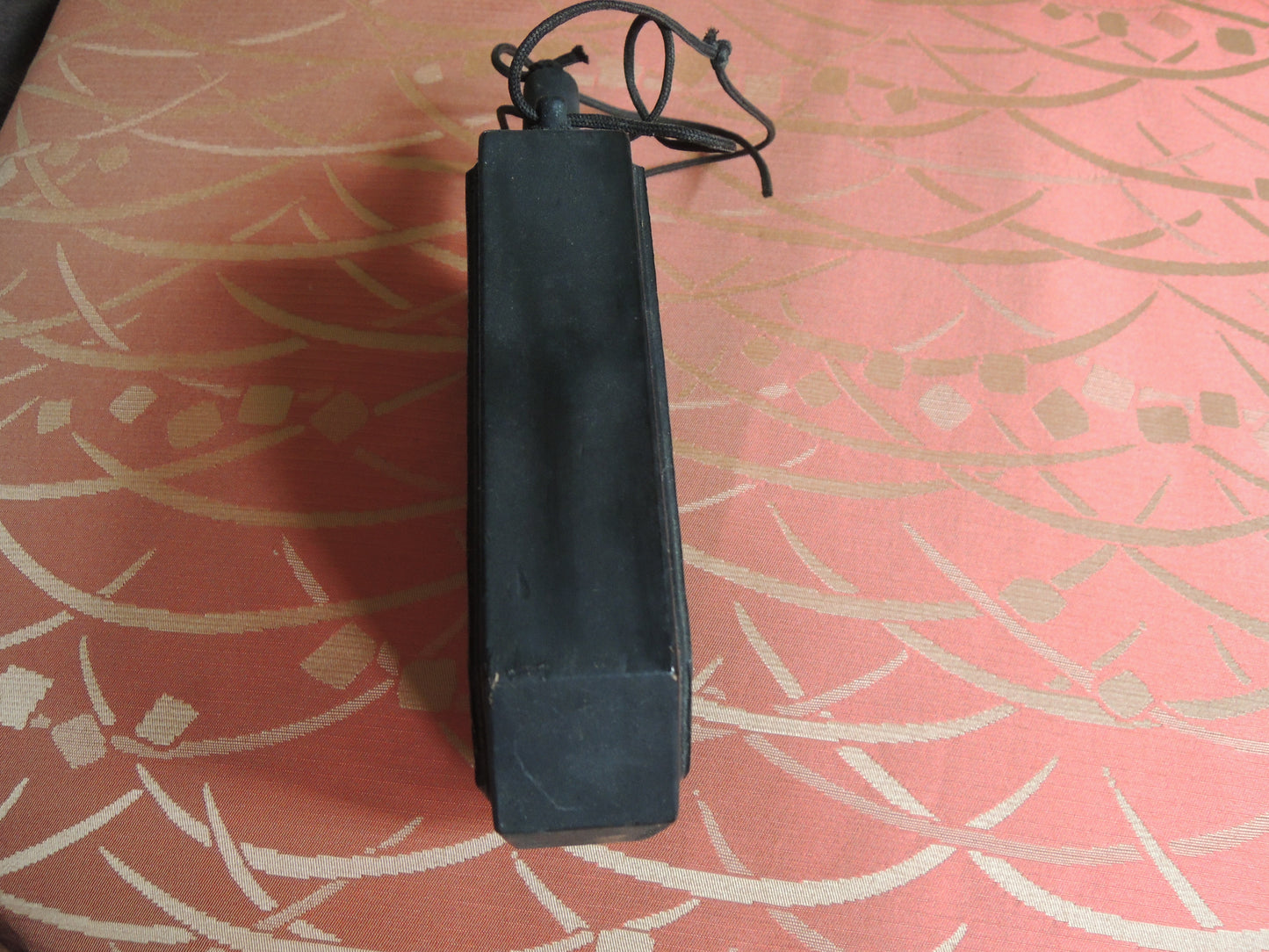 Antique Gun Powder Flask Japan Samurai Edo period matchlock Tanegashima Mokko and Hexagon