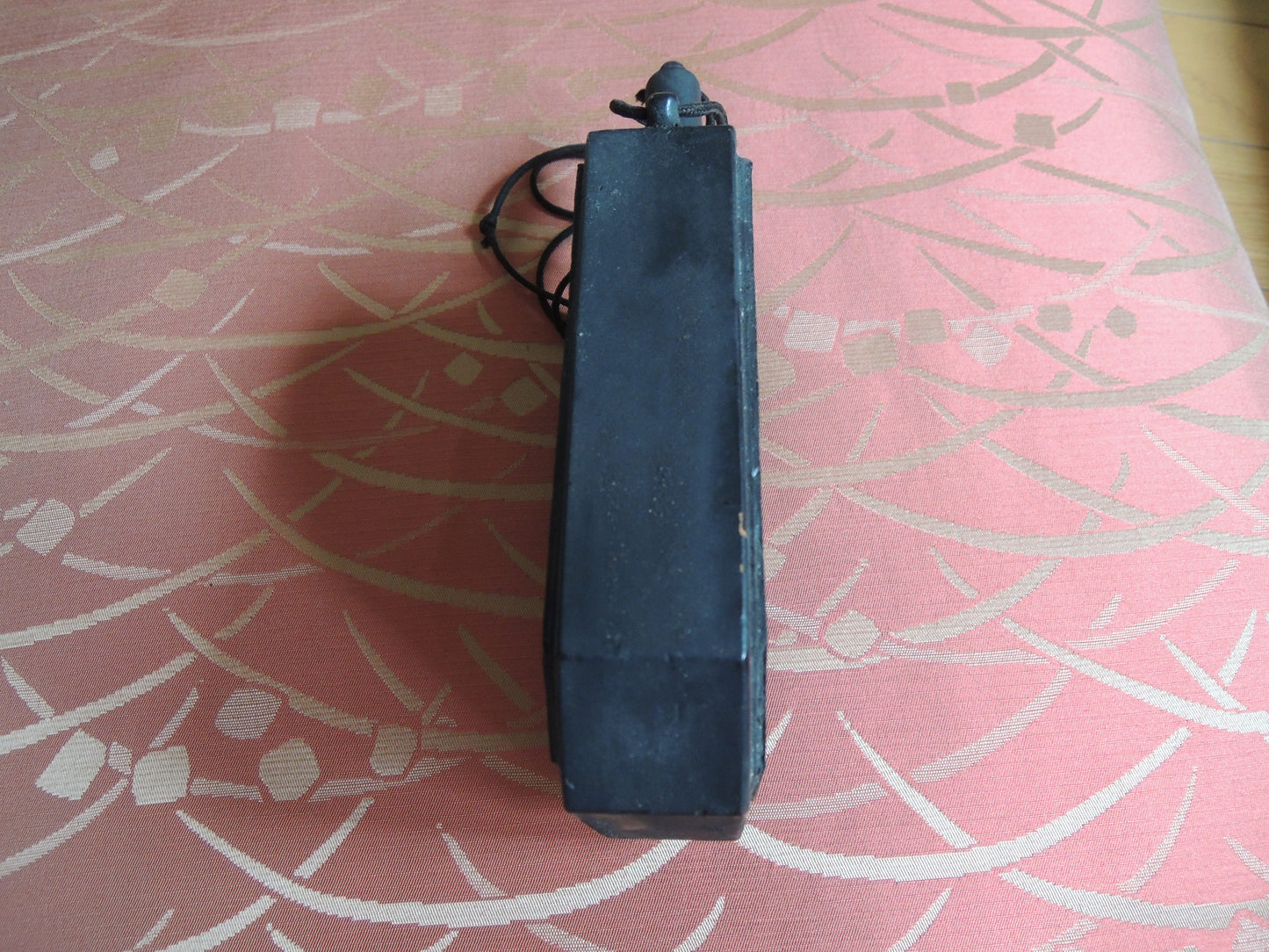 Antique Gun Powder Flask Japan Samurai Edo period matchlock Tanegashima Mokko and Hexagon