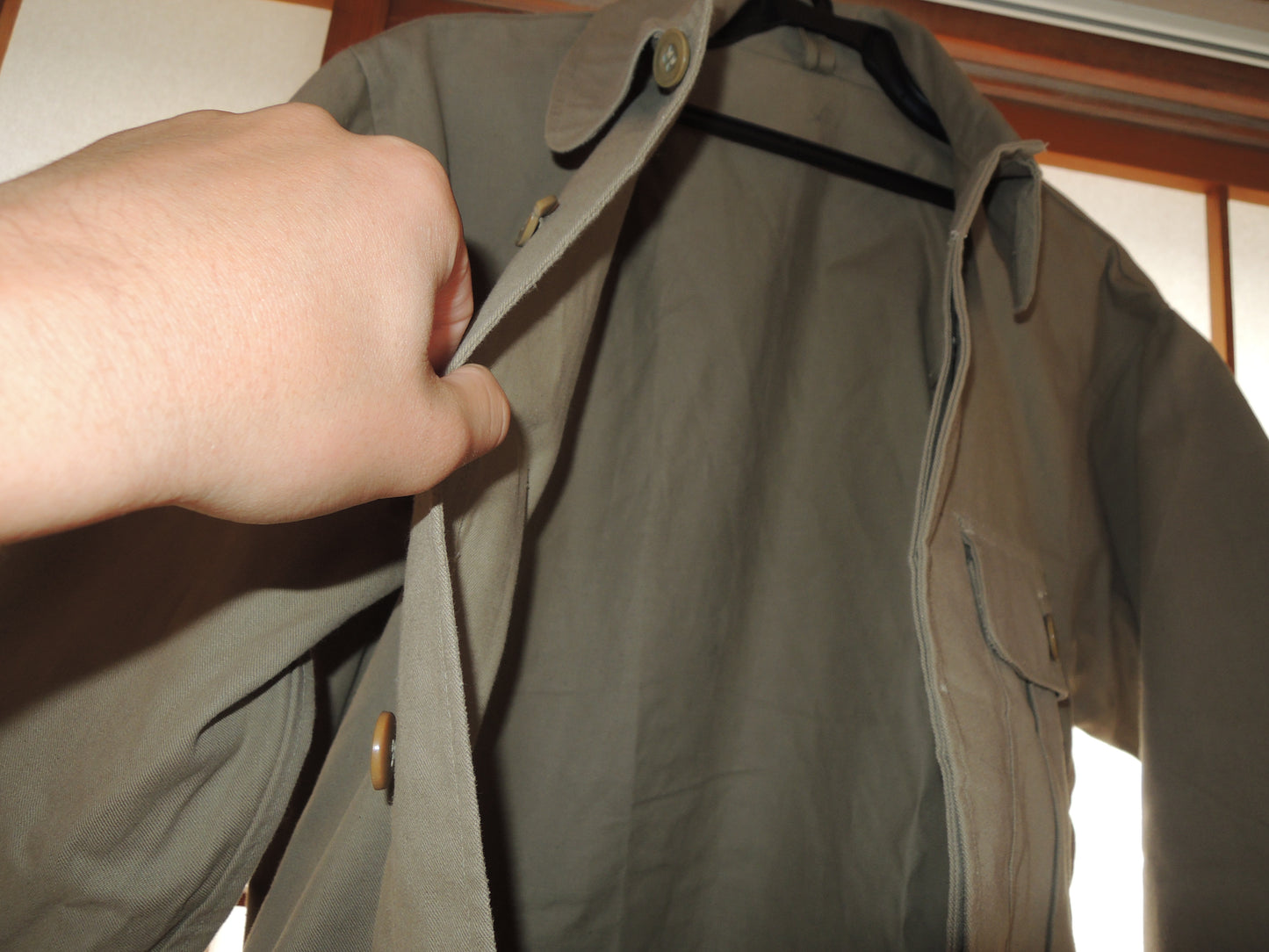 WW2 Original japanese Army Tank Crewman Overall Type2 Work clothes