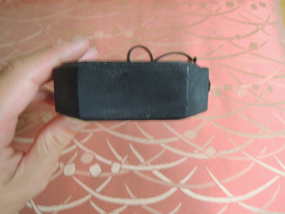 Antique Gun Powder Flask Japan Samurai Edo period matchlock Tanegashima Mokko and Hexagon